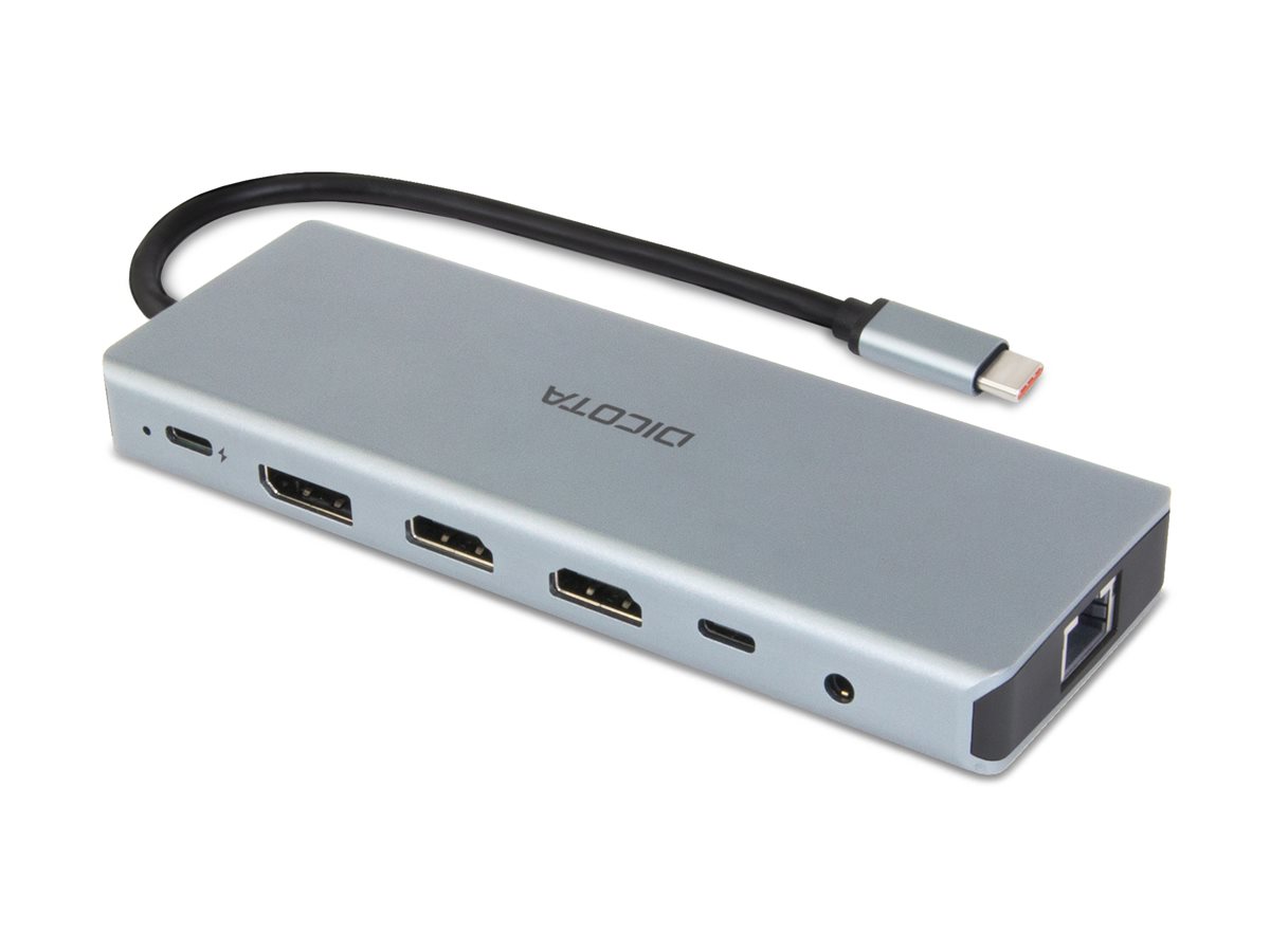 Dicota USB-C 13-in-1 Docking Station 4K HDMI/DP PD 100W