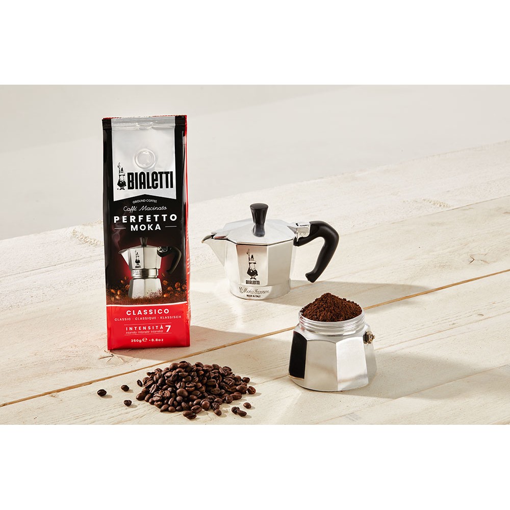 Bialetti Perfetto Moka chocolate gemahlen 250 g
