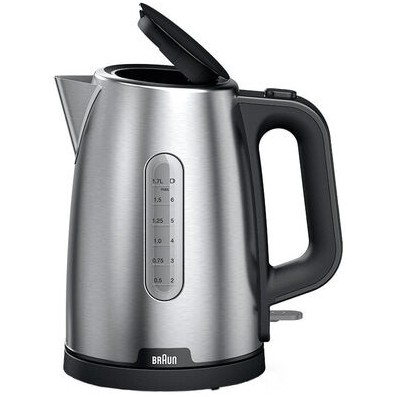 Braun WK 1500 Wasserkocher 1,7 l 2200 W Schwarz, Edelstahl