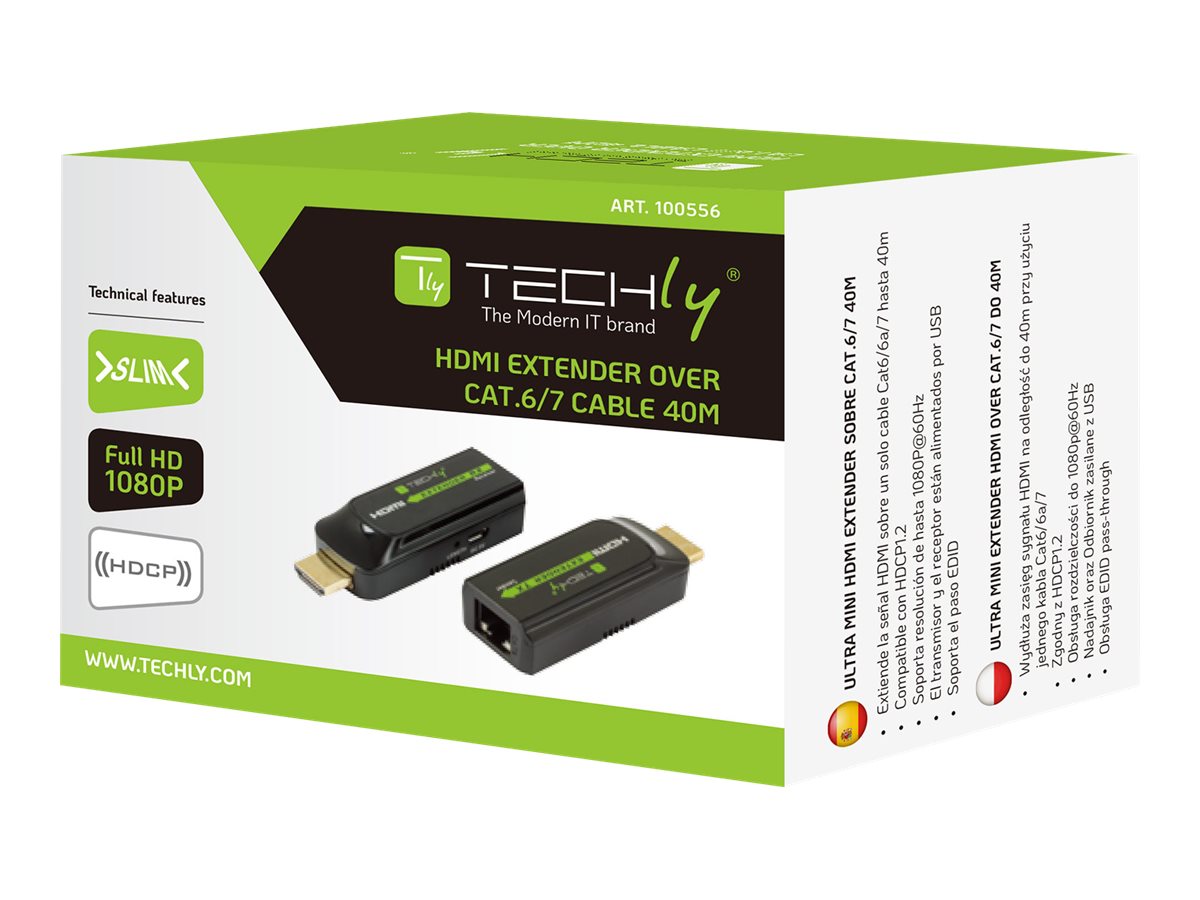 TECHLY HDMI Extender kompakt