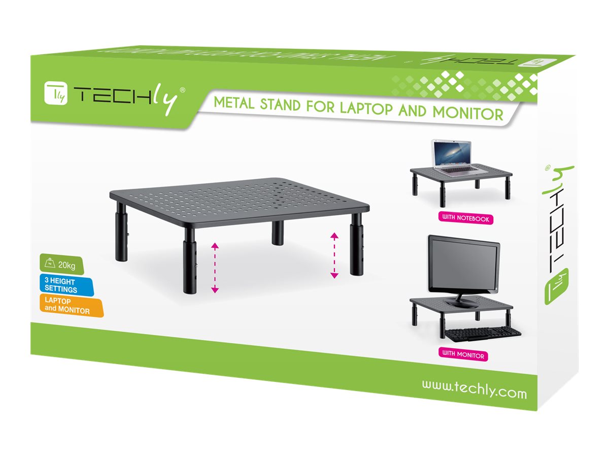 TECHLY Ablagetisch fuer Monitor/Laptop