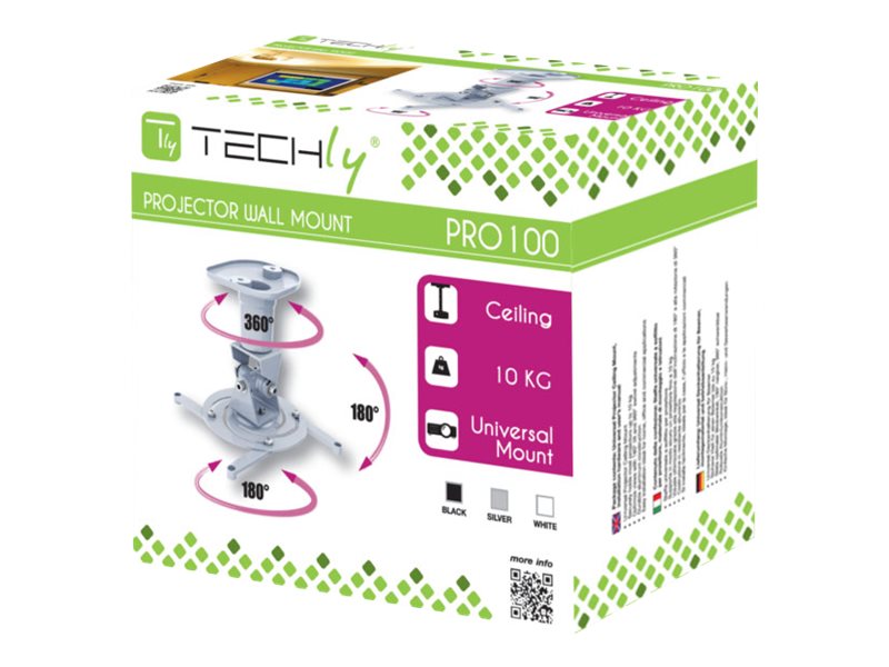 TECHLY Universal Deckenhalterung WEISS