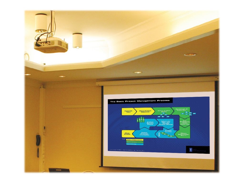 TECHLY Universal Deckenhalterung WEISS