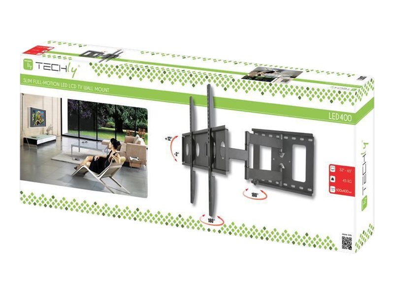TECHLY Wandhalterung fuer LCD TV SCHWARZ