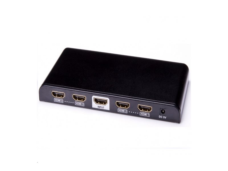 TECHLY HDMI Splitter 4K UHD 3D 4-Wege