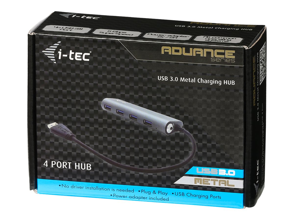 I-TEC USB 3.0 Metal Charging HUB 4 Port