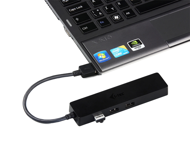 I-TEC USB 3.0 Slim HUB 3 Port Giga Lan