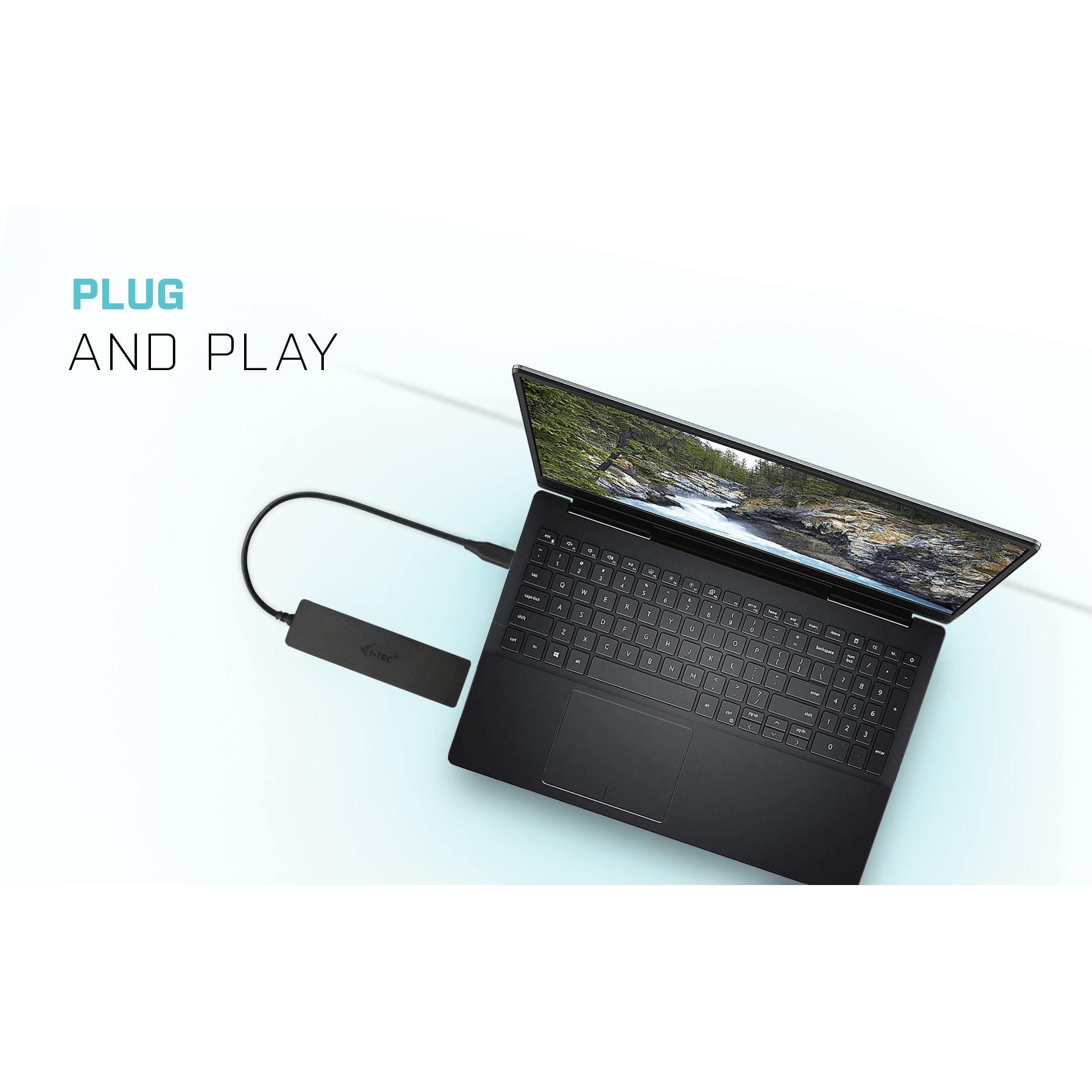 I-TEC USB C SLIM HUB 4 Port passive