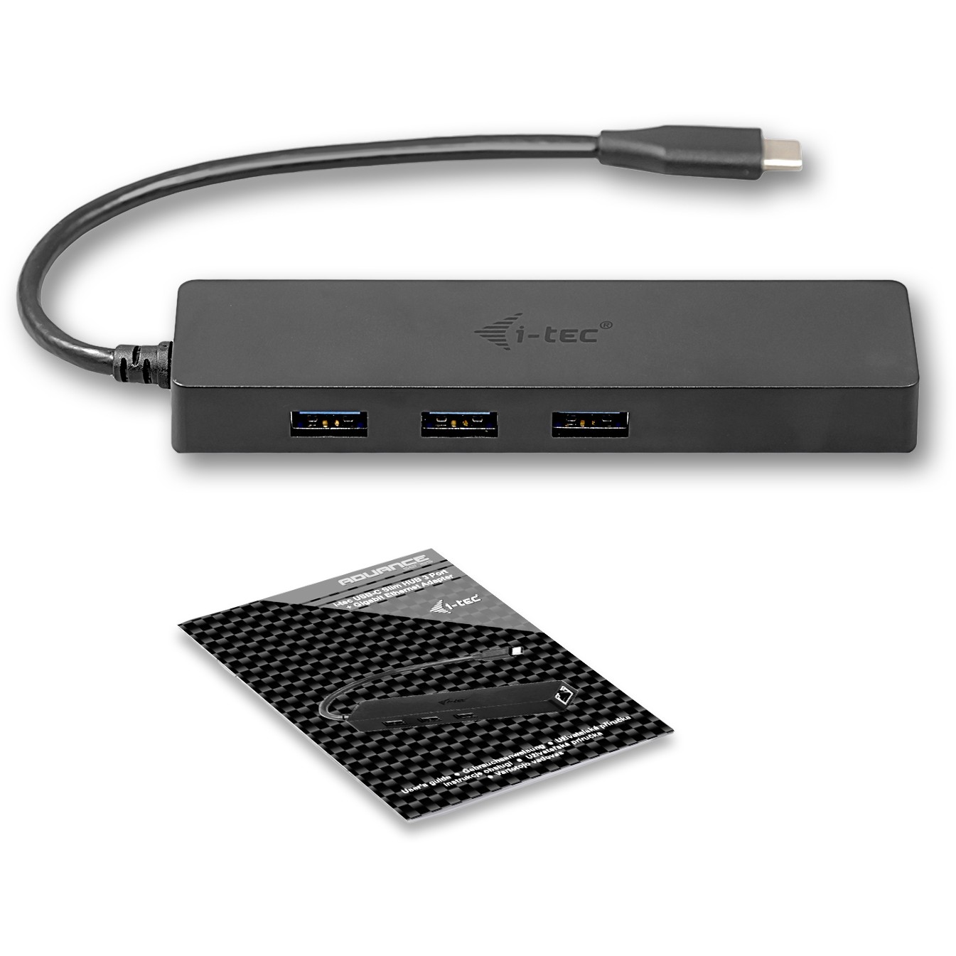 I-TEC USB C Slim HUB 3 Port Giga Lan