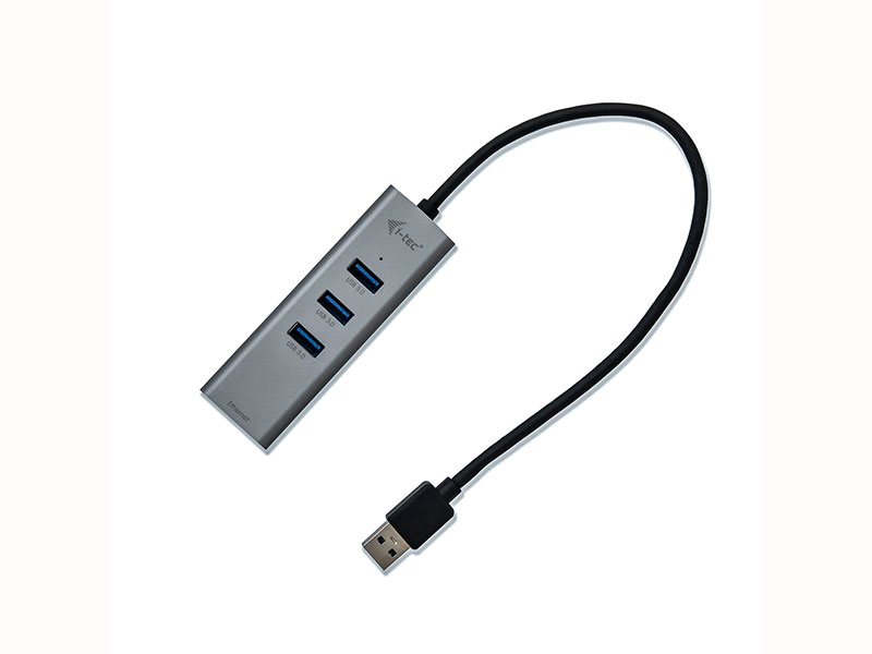 I-TEC USB 3.0 Metal HUB 3 Port Giga Lan