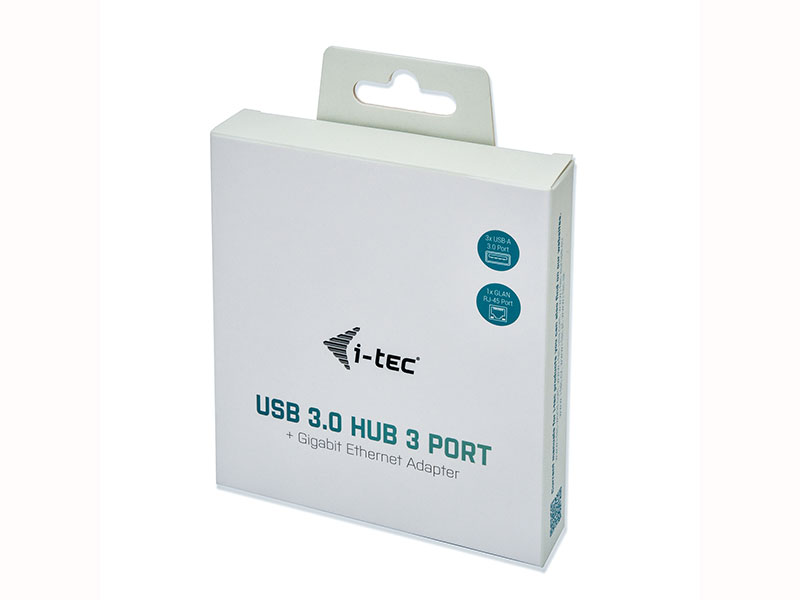 I-TEC USB 3.0 Metal HUB 3 Port Giga Lan