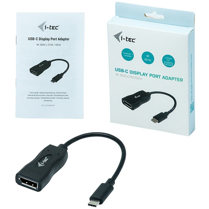 I-TEC USB C DP 4K 60Hz Adapter