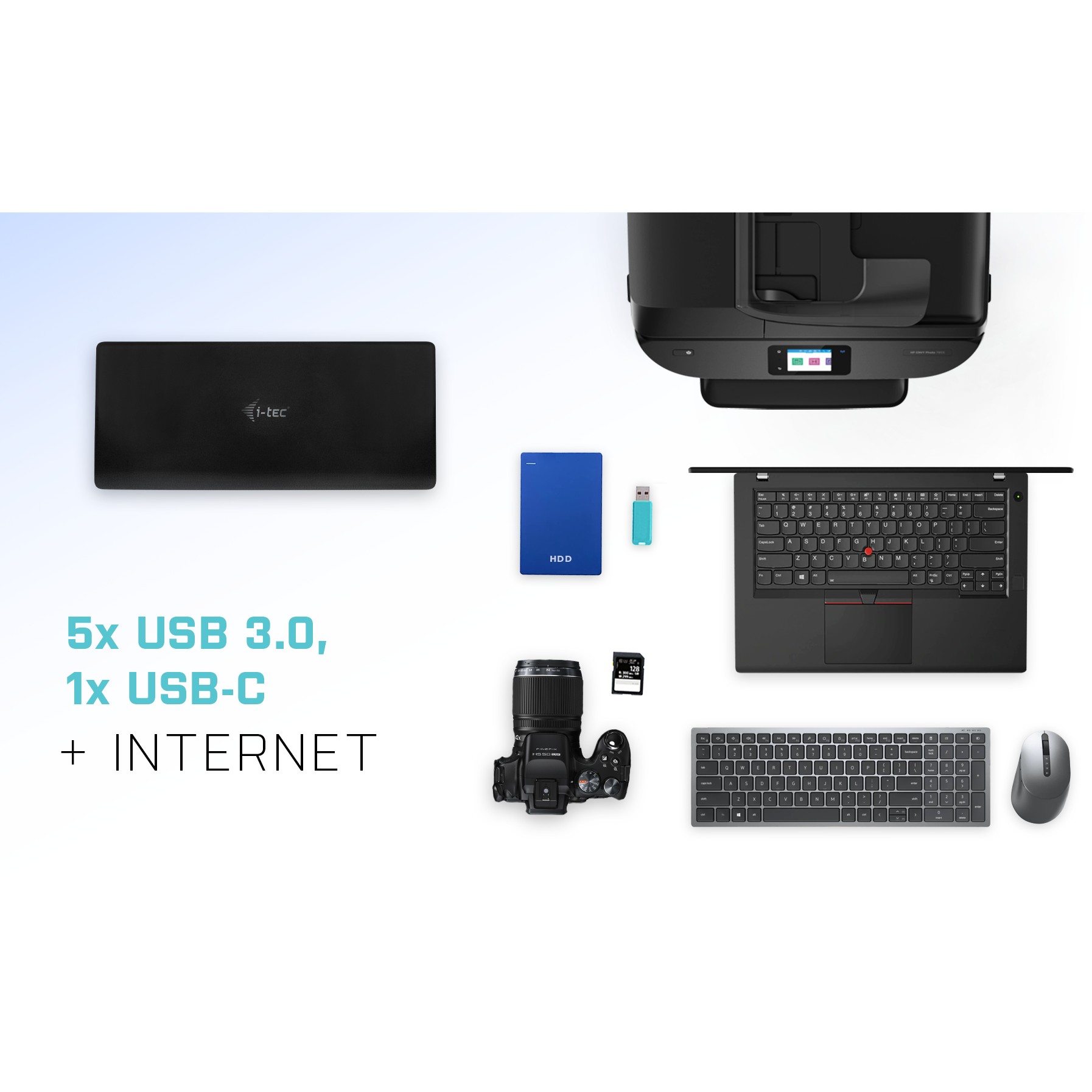 I-TEC USB-C Quattro Docking Station 85W