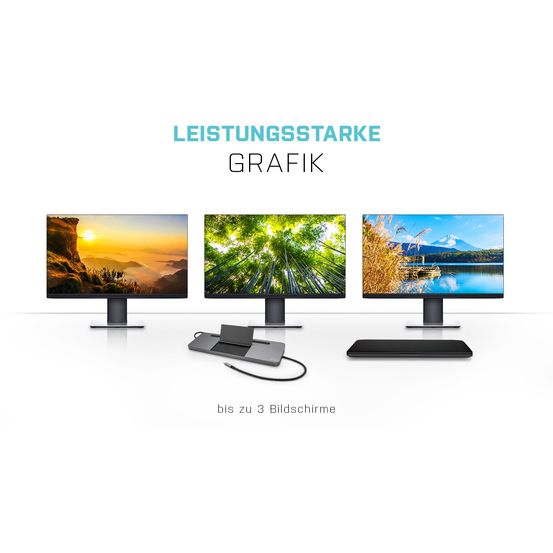 I-TEC USB-C Metal Dock 3xDisplay+PD