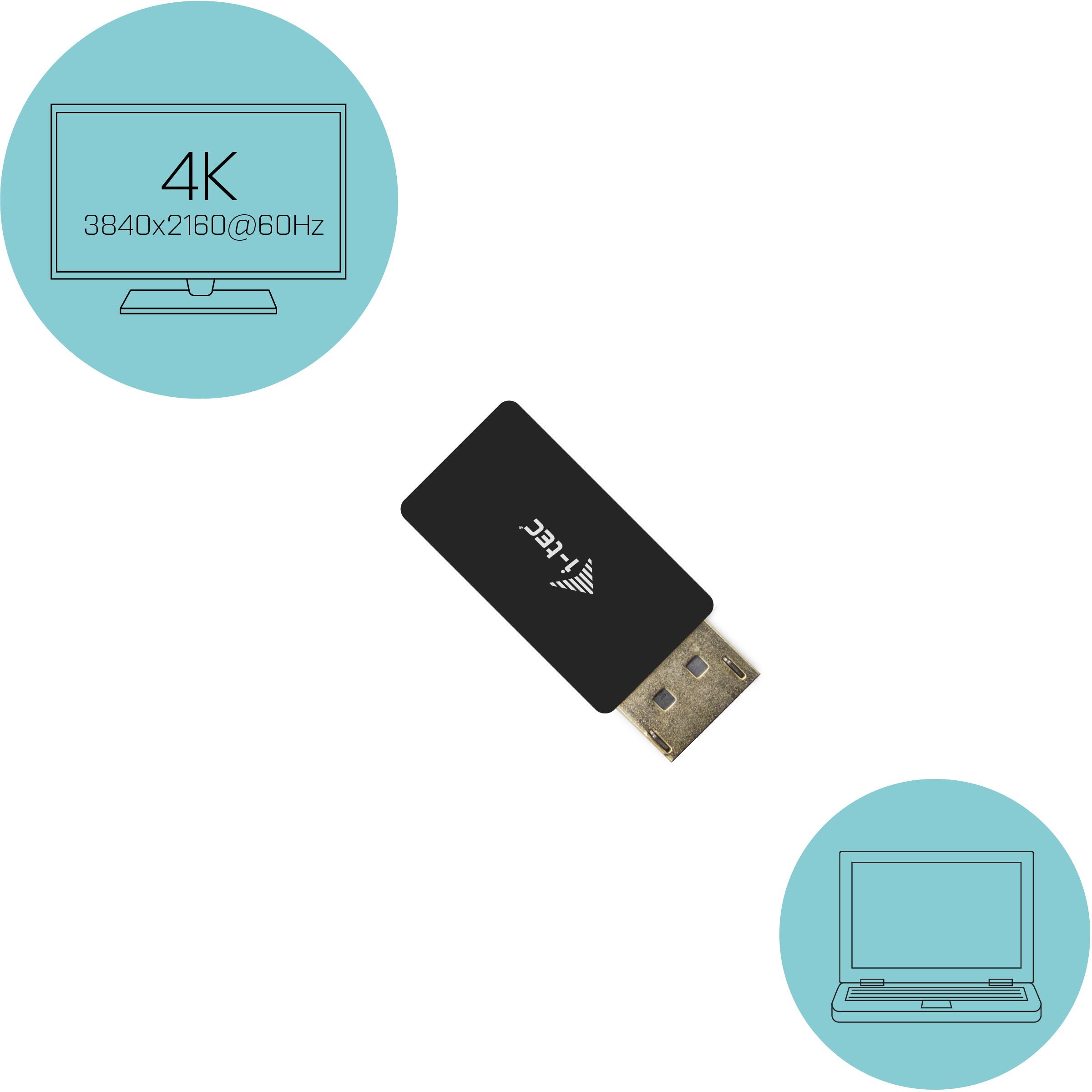 I-TEC Adapter DisplayPort zu HDMI