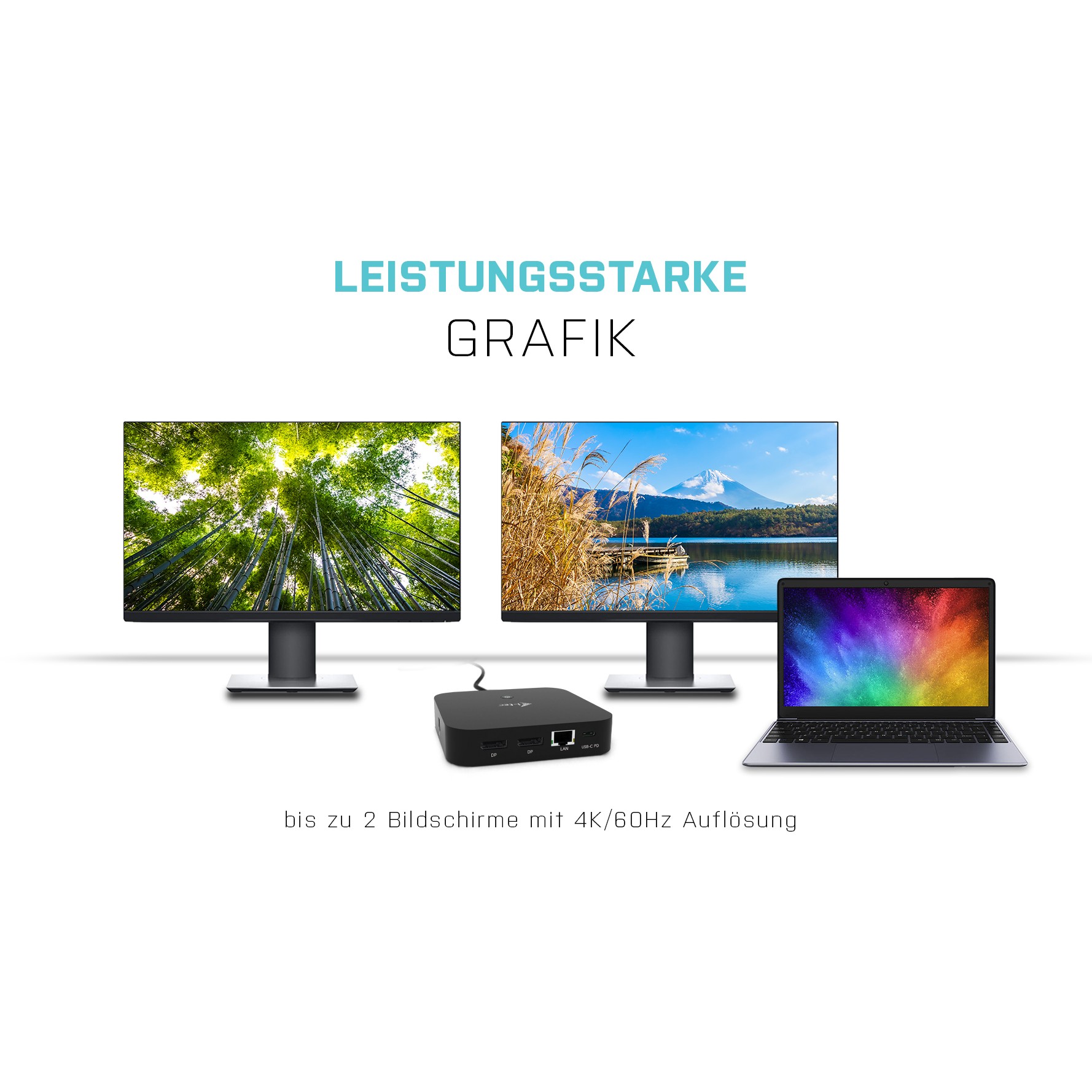 I-TEC USB-C Dual Display Docking Station