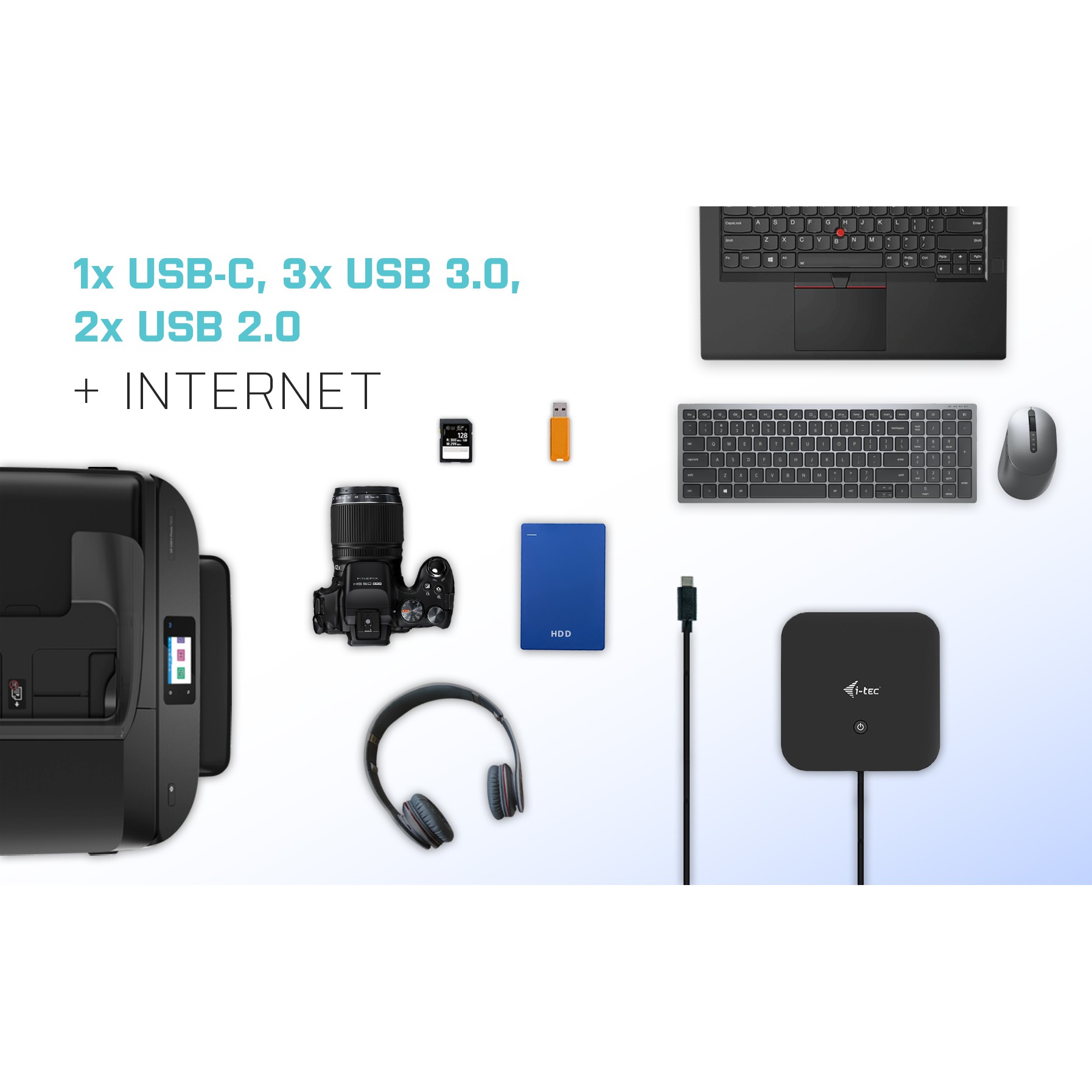 I-TEC USB-C Dual Display Docking Station