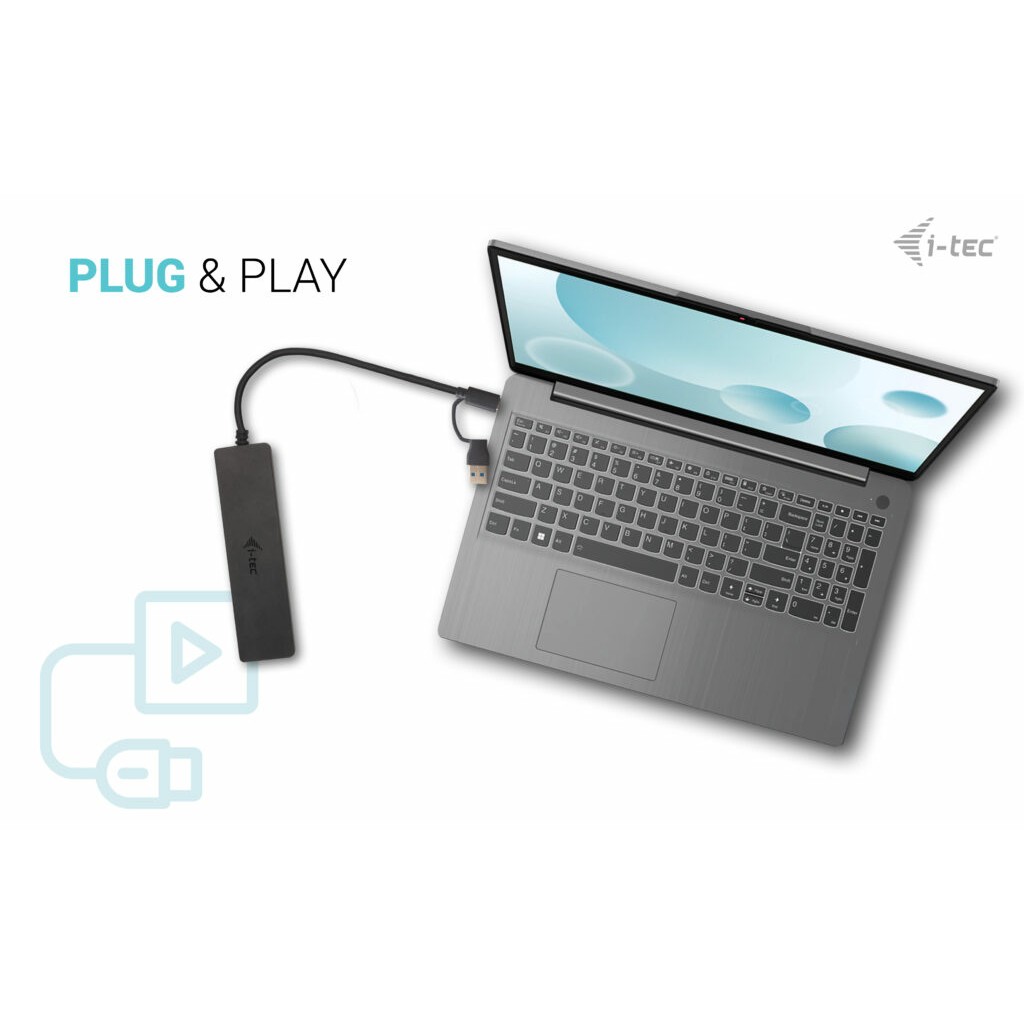 I-TEC USB-C Metal HUB 2xUSB 3.0 2xUSB-C