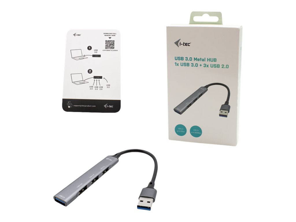 I-TEC USB 3.0 Metal HUB 4 Port passive