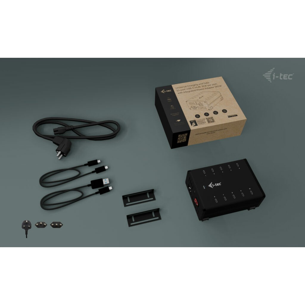 I-TEC USB-C/USB-A Charging HUB 10 Port