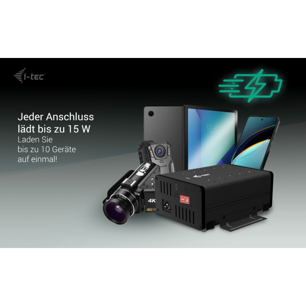 I-TEC USB-C/USB-A Charging HUB 10 Port