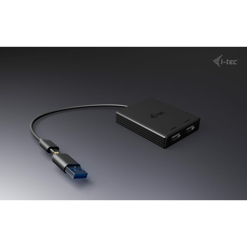 I-TEC USB-A/USB-C Dual 4K HDMI VideoAda.