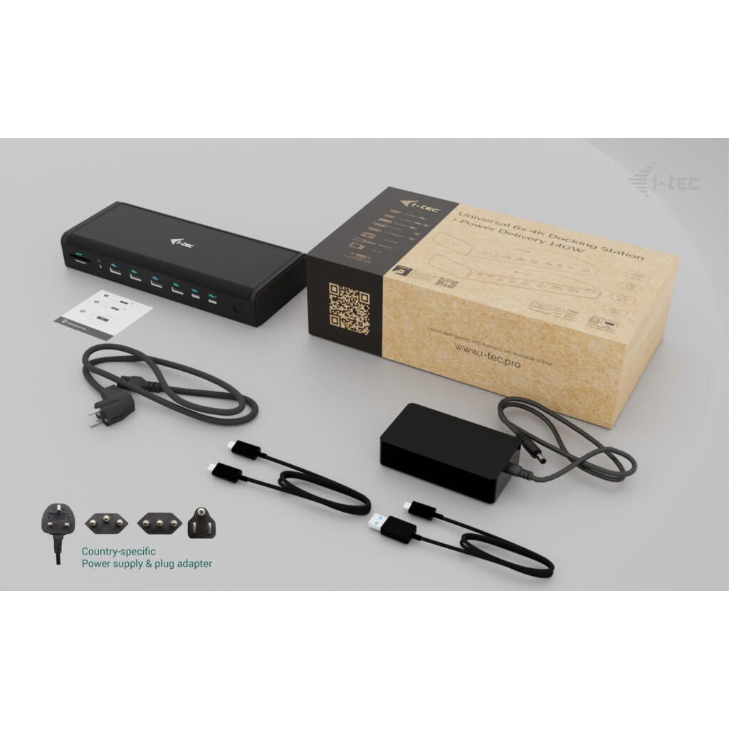 I-TEC Universal 6x 4K Display DS+PD140W