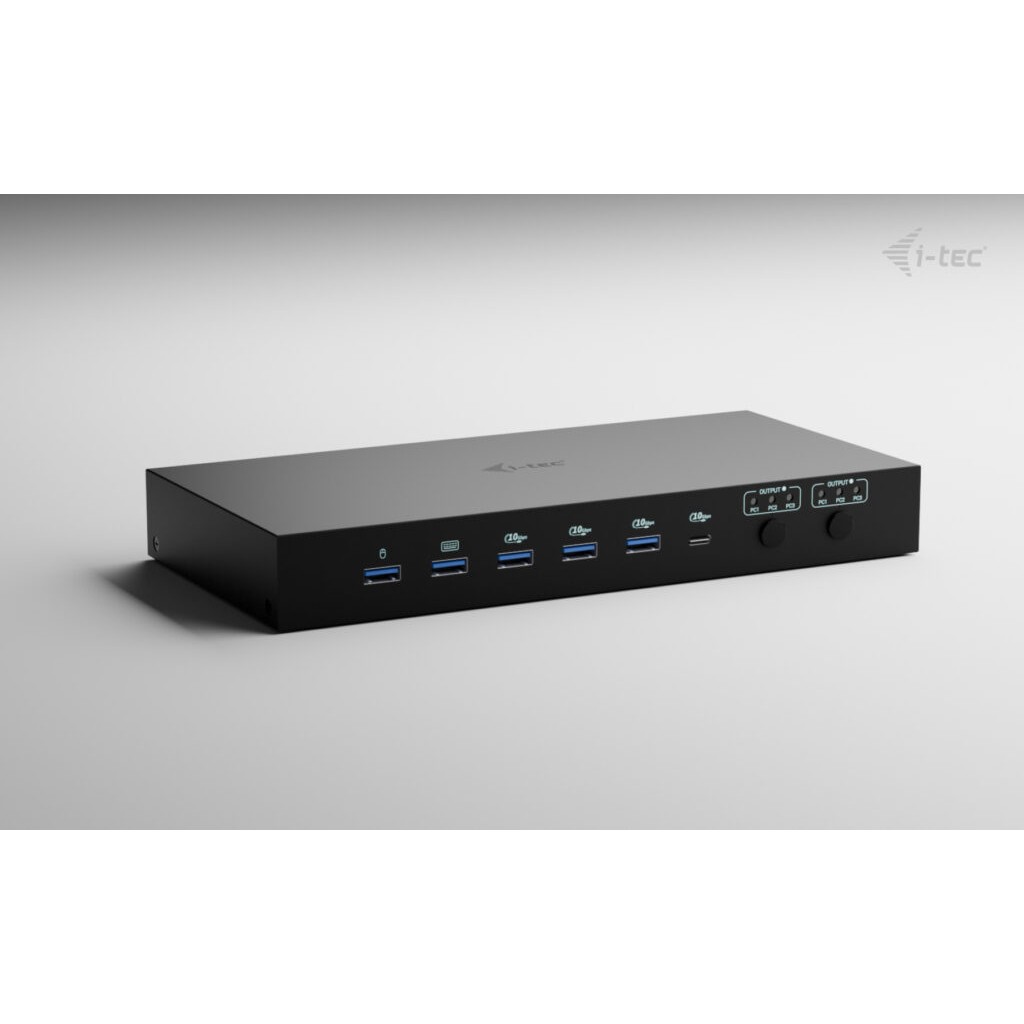 I-TEC USB-C KVM DS for 3 Hosts