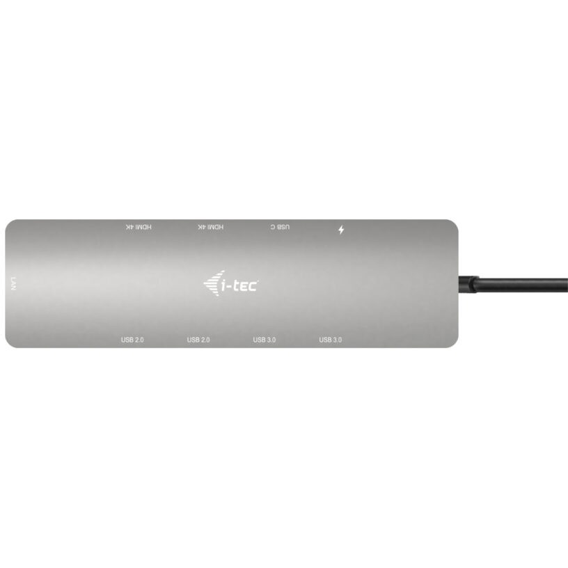I-TEC USB-C Metal Nano Dock 2x HDMI + PD