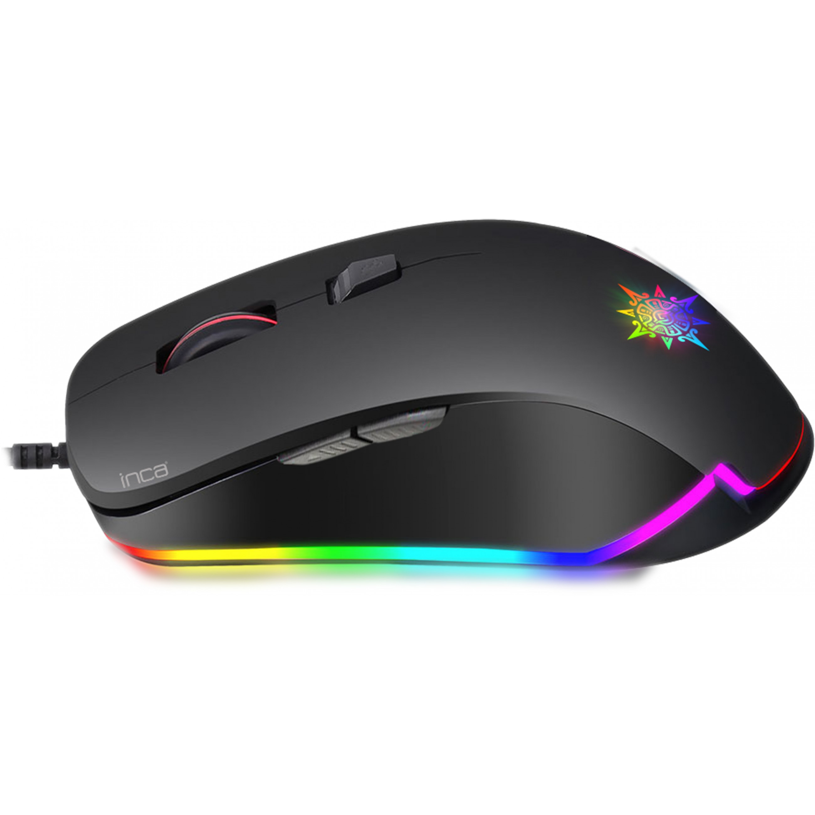 INCA Gaming Maus IMG-327    4800 DPI, RGB, 6 Tasten, USB, SW retail