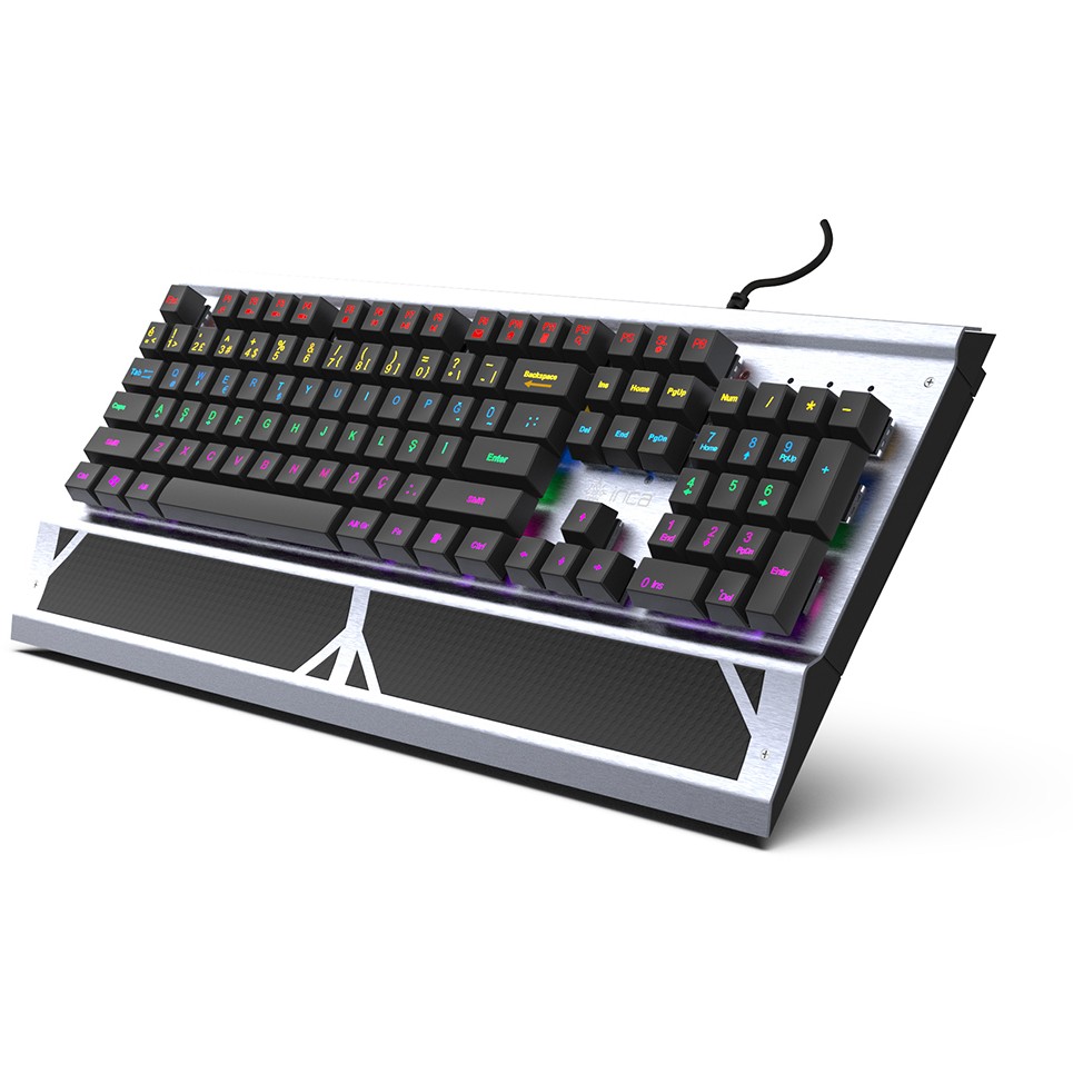INCA Gaming Tastatur IKG-444  Mechanisch, RGB, dt. Layout retail