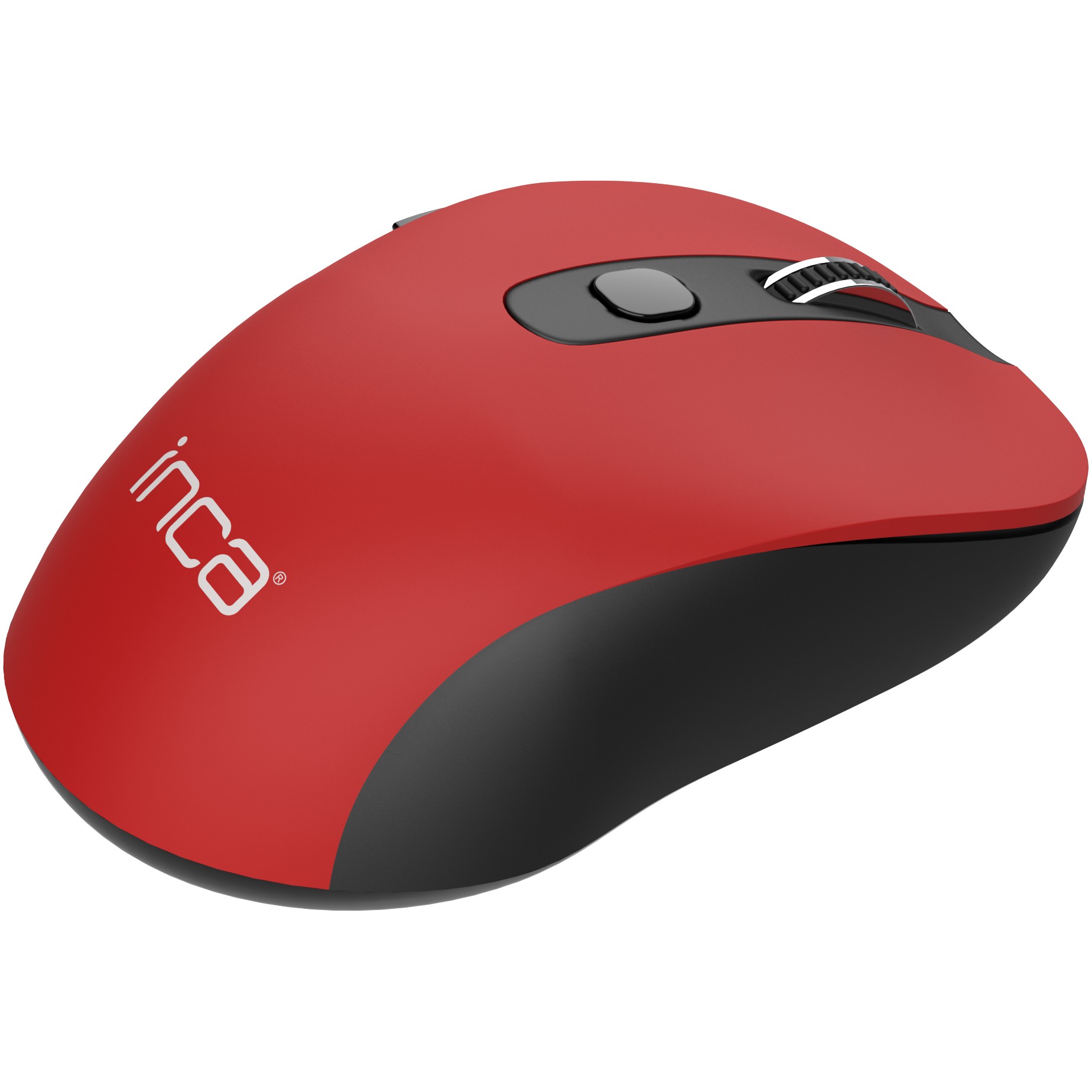 INCA Maus IWM-233RK   1600 DPI,Wireless,6 Tasten,Red  2,4GHz