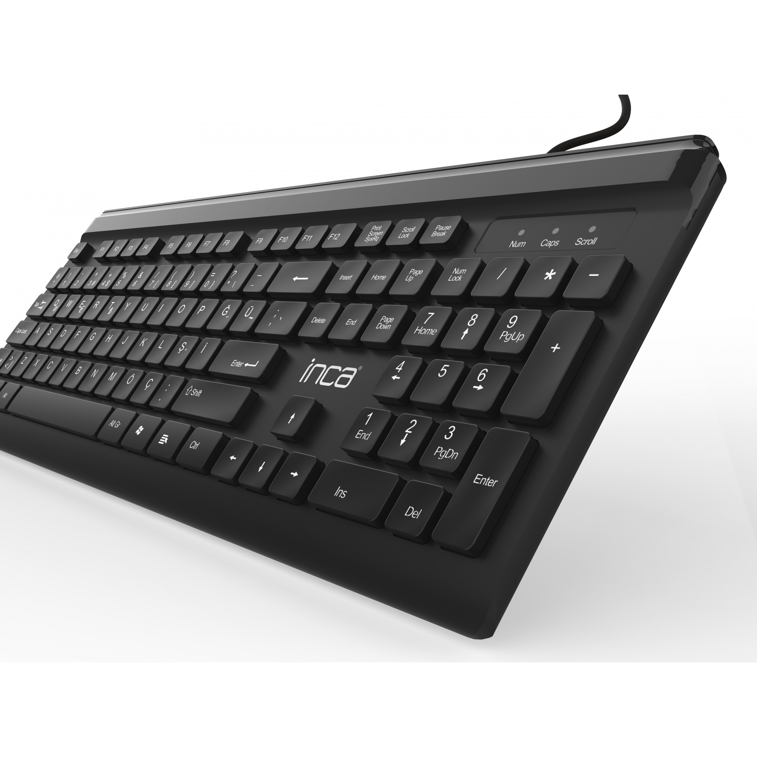 INCA Tastatur IMK-377   Erg.Design   USB 3.0    DE-Layout retail