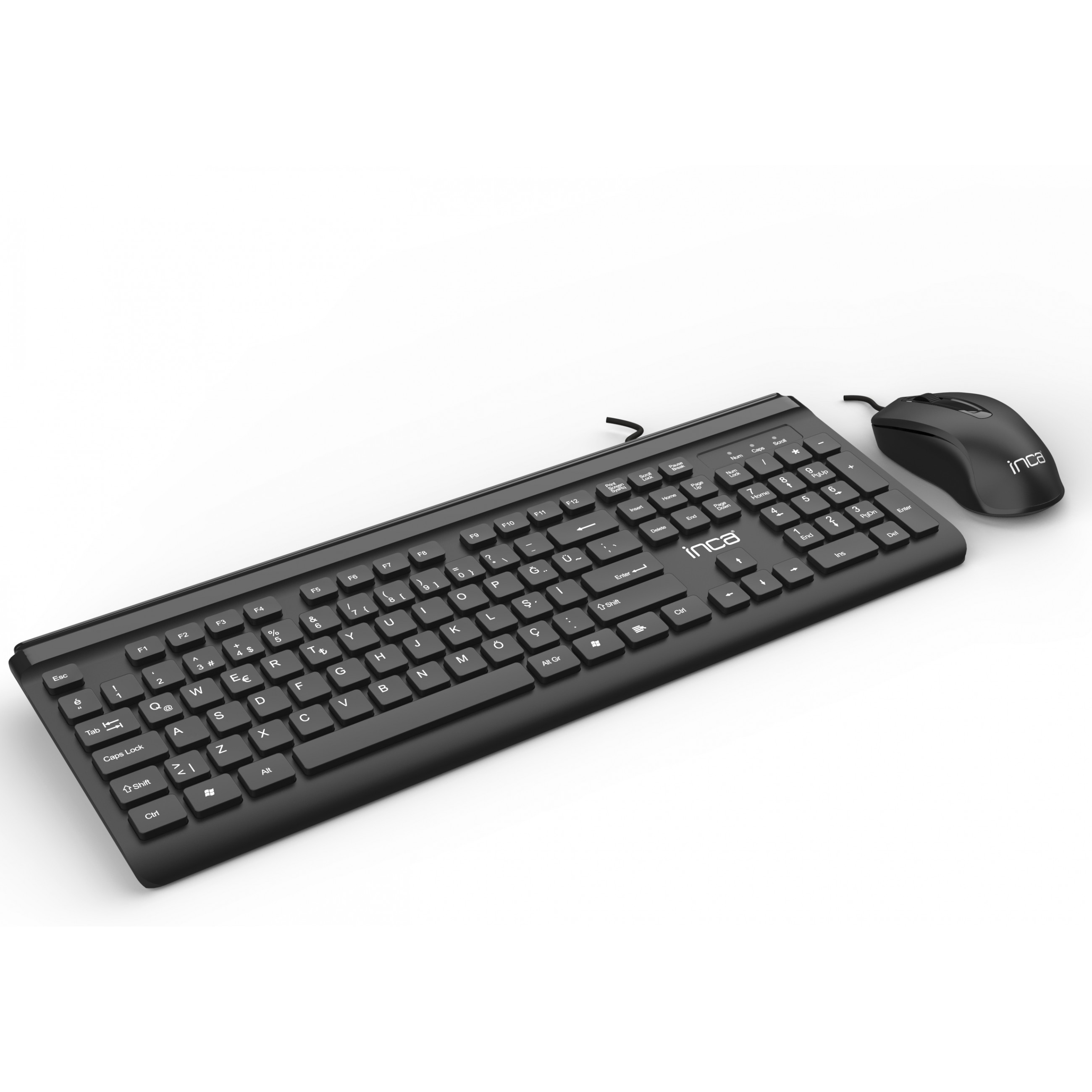 INCA Tastatur IMK-377   Erg.Design   USB 3.0    DE-Layout retail