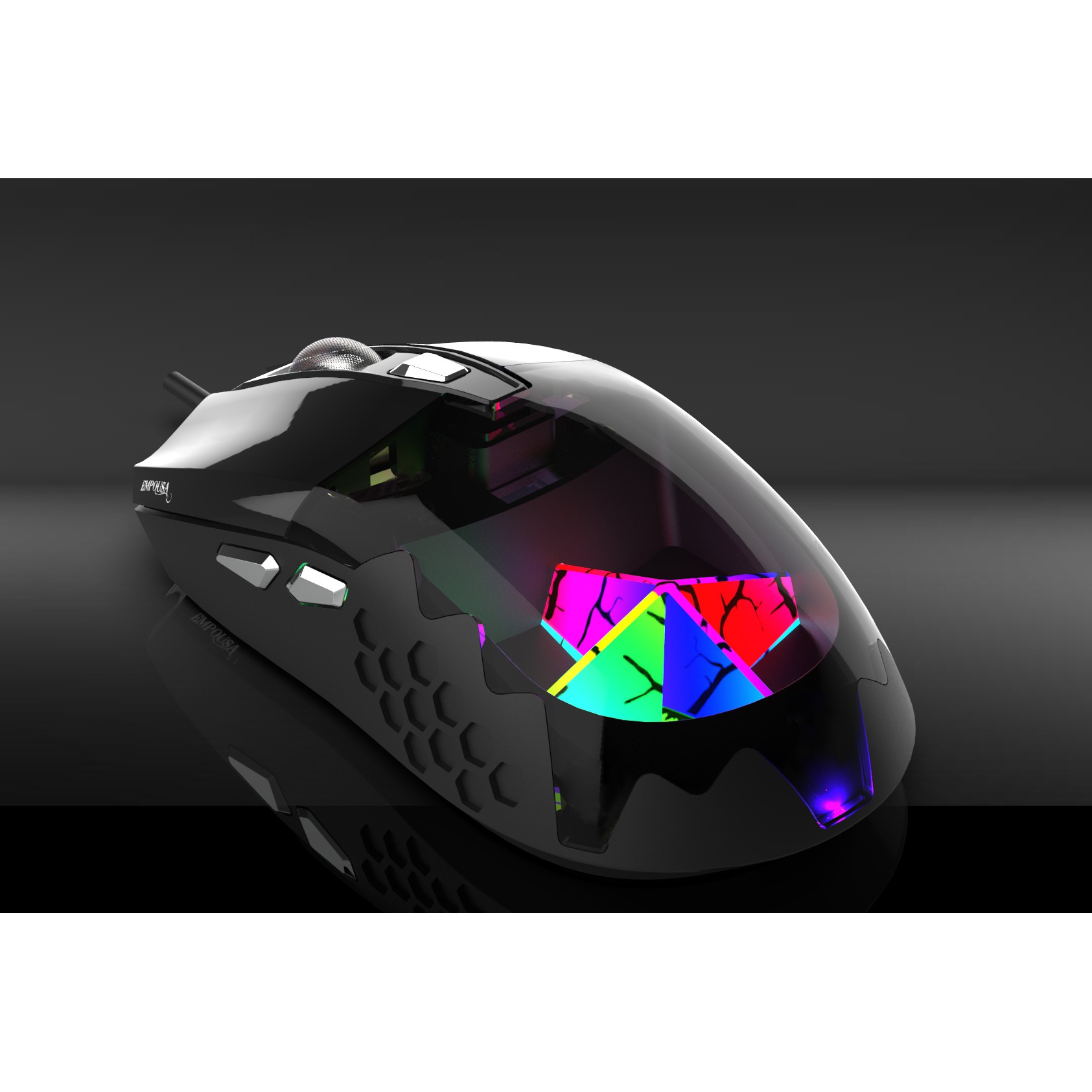 INCA Gaming Maus IMG-355GX  7200 DPI, RGB, 6 Tasten, USB, SW retail