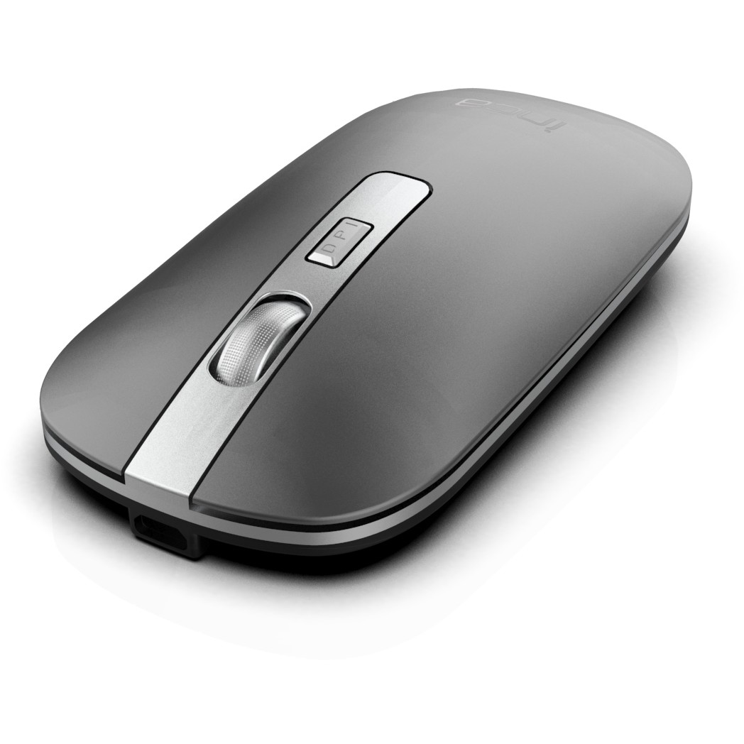 INCA Maus IWM-531RG   1600 DPI,Wireless & BT ,Akku,   silber retail