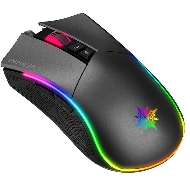 INCA Gaming Maus IMG-GT19   4800 DPI, RGB, 7 Tasten, USB, SW retail