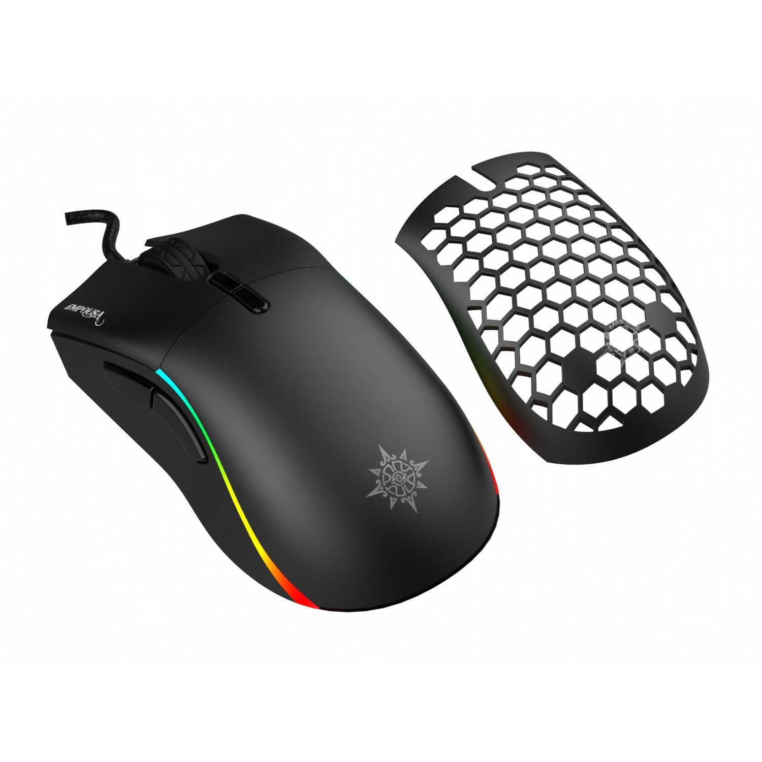 INCA Gaming Maus IMG-GT20  10000 DPI, RGB, 7 Tasten, USB, SW retail