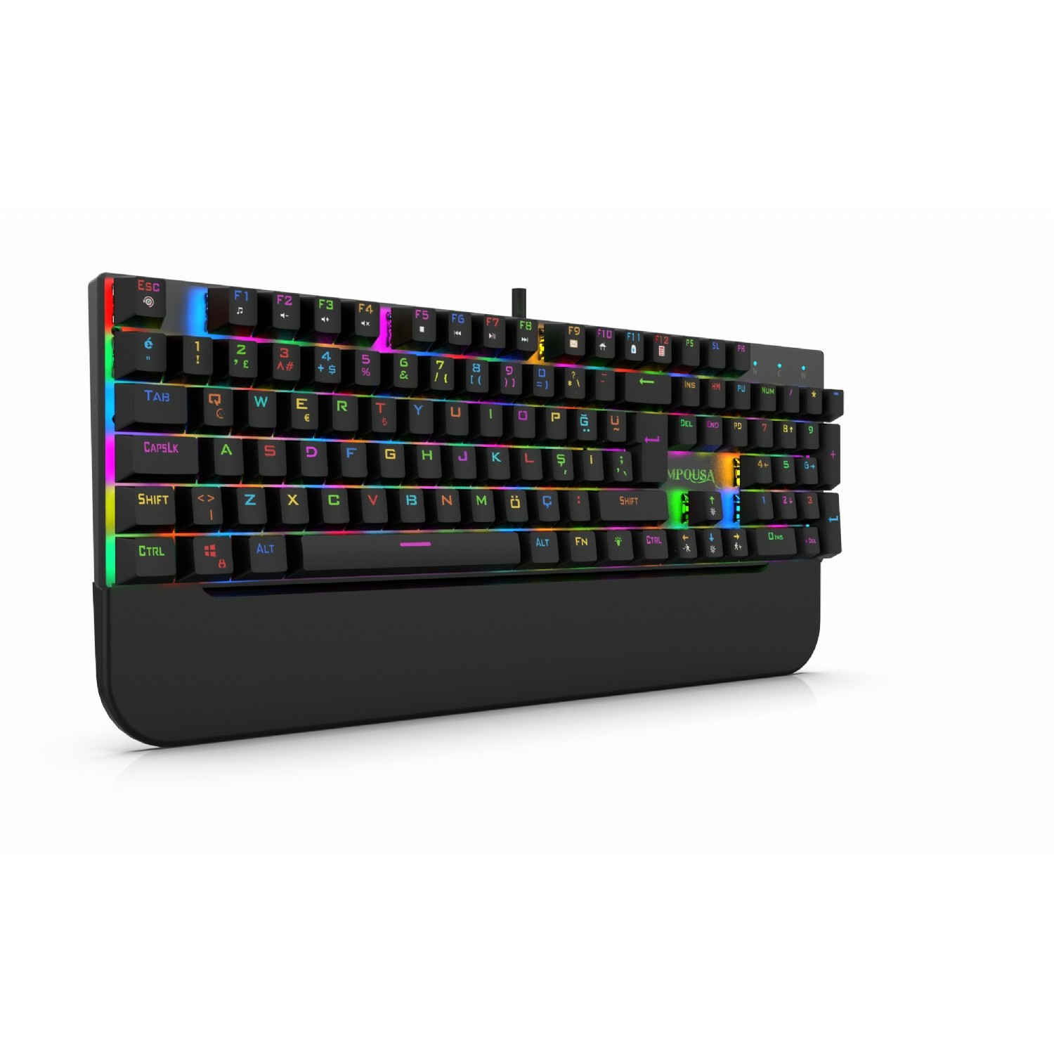INCA Gaming Tastatur IKG-443  Mechanisch, RGB, dt. Layout