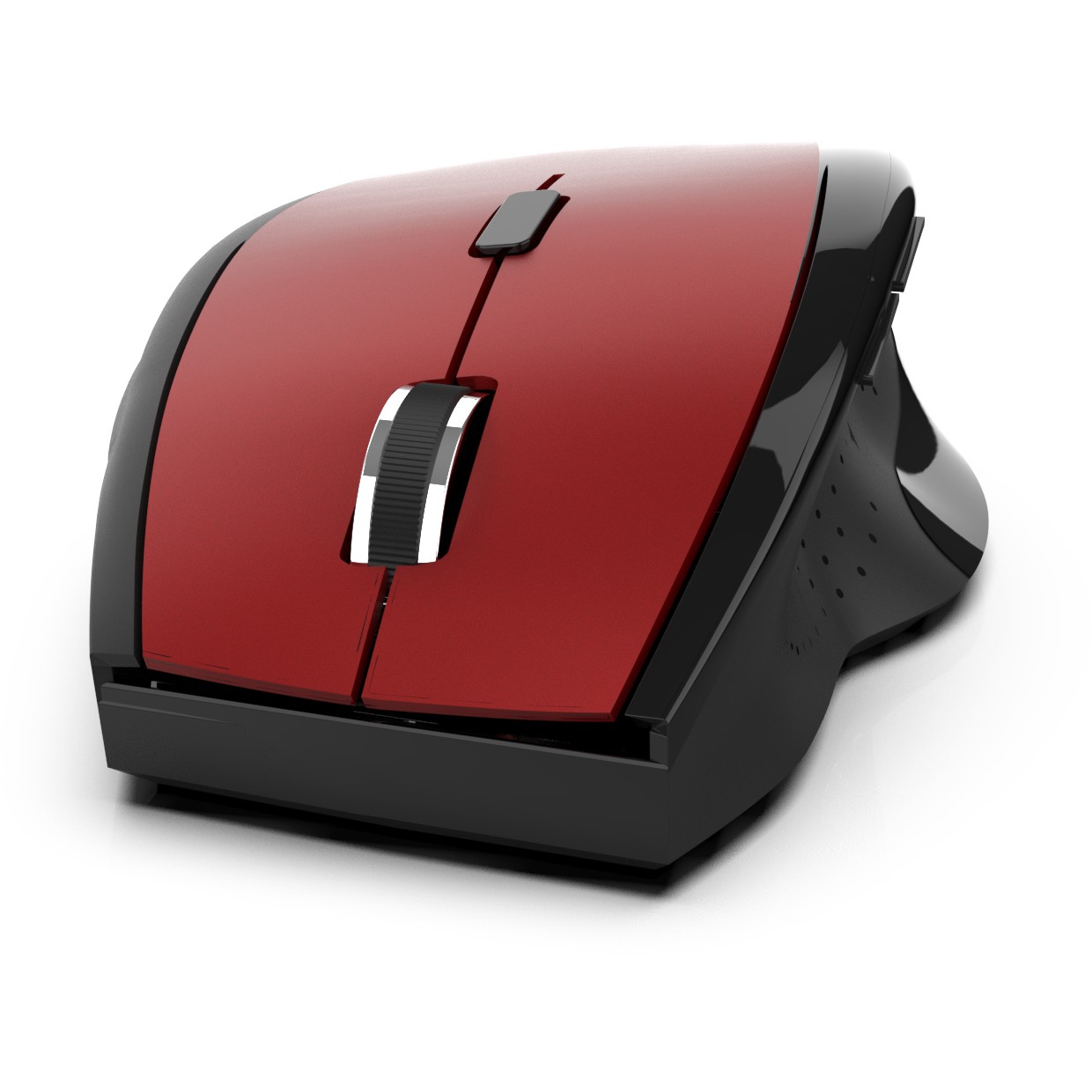 INCA Maus IWM-500GLK  1600 DPI,Wireless,Nano-USB,Laser,Rot retail