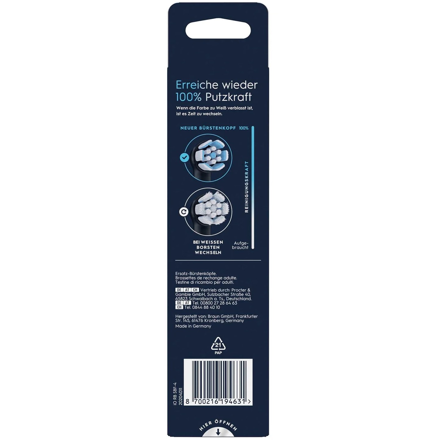 Oral-B 194631 toothbrush head