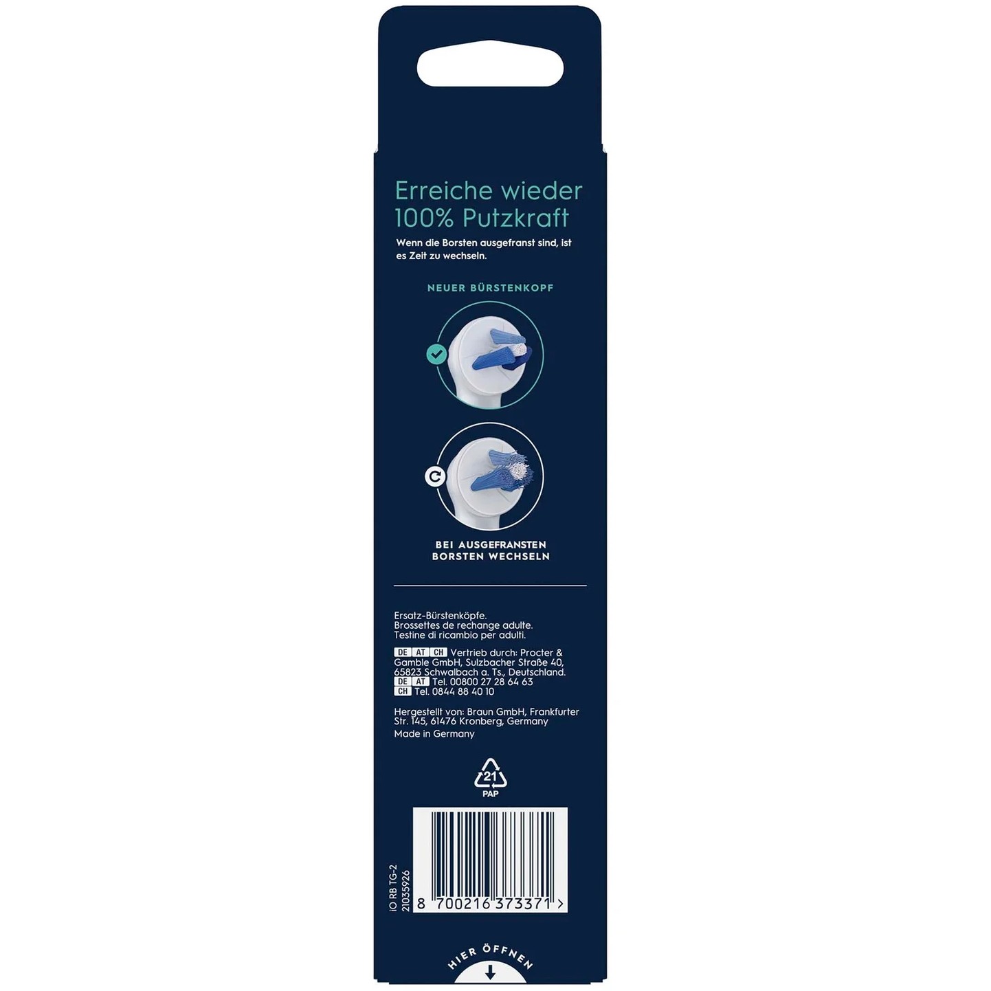 Oral-B 373371 toothbrush head