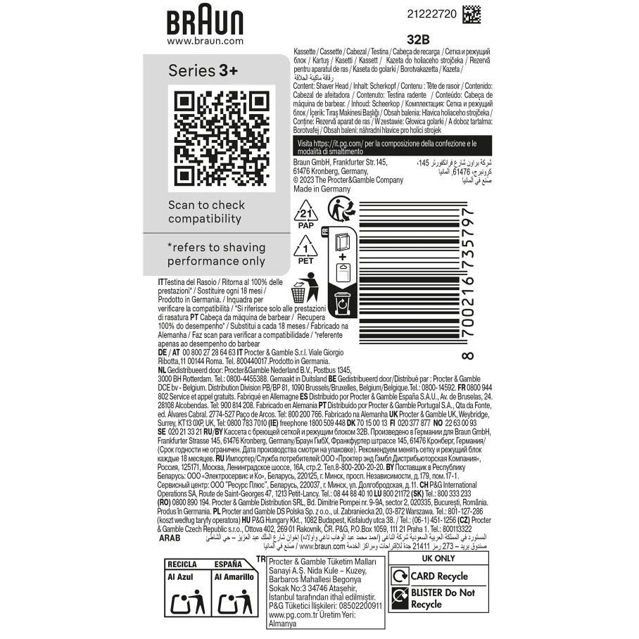 Braun Series 3 735797 shaver accessory