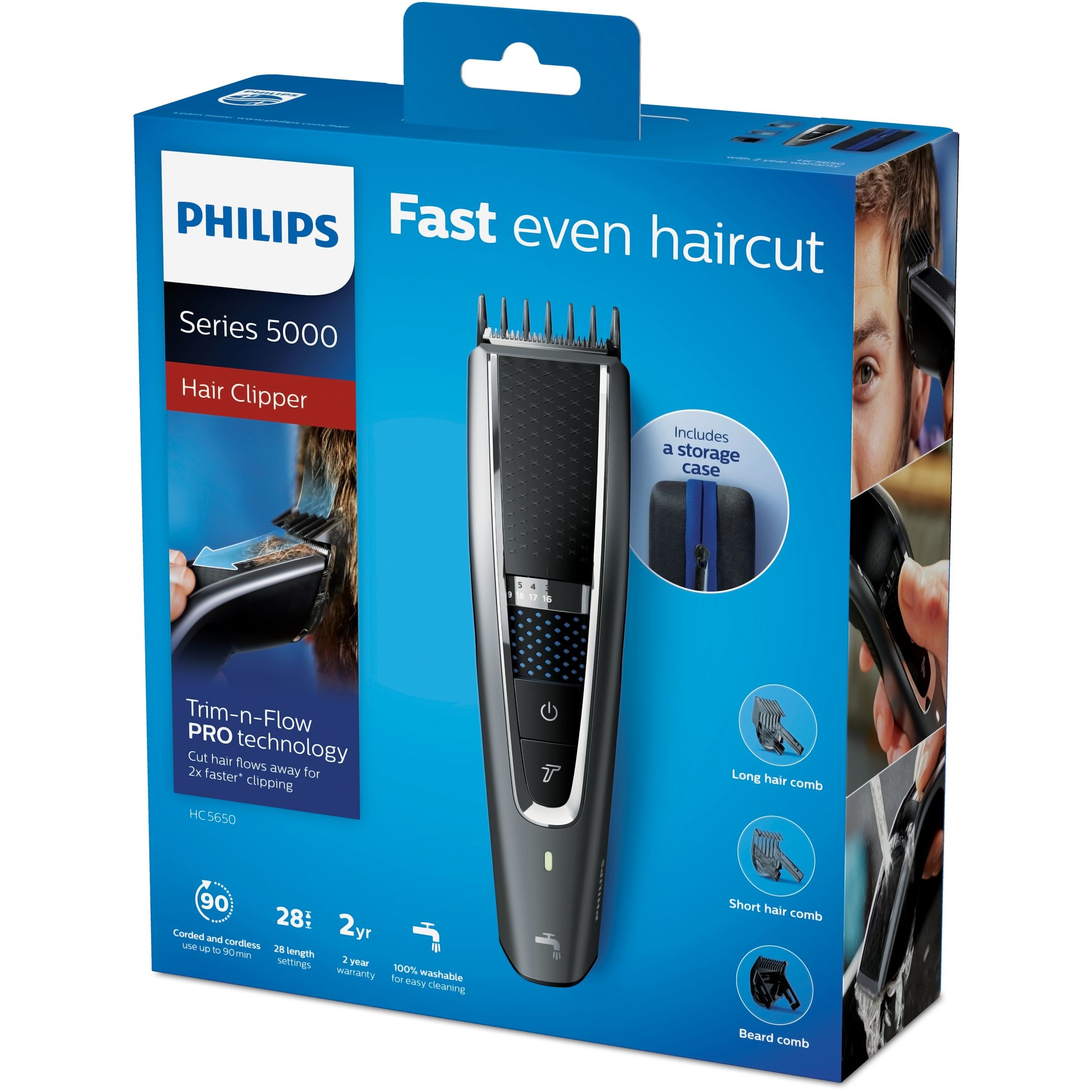 Philips 5000 series HC5650/15 hair trimmers/clipper