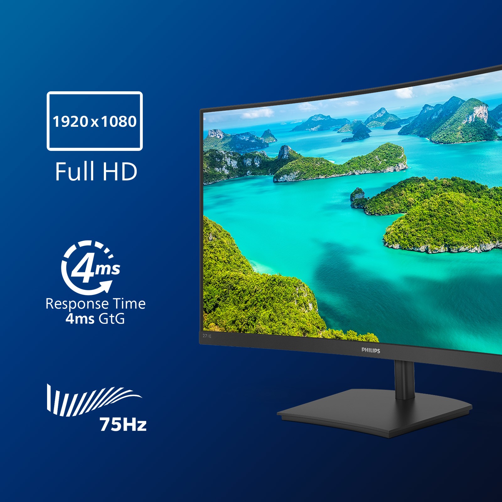 Philips 68,5cm (27,0) 271E1SCA 16:09 HDMI VA