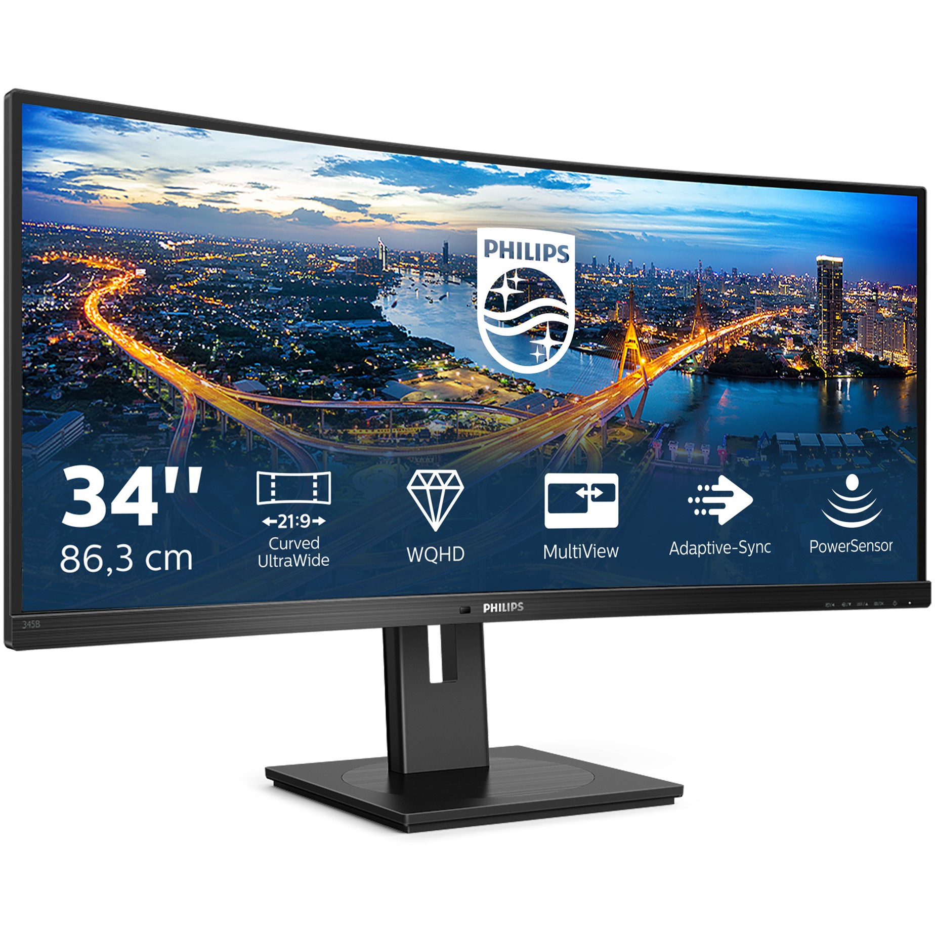 Philips B Line 345B1C/00 computer monitor