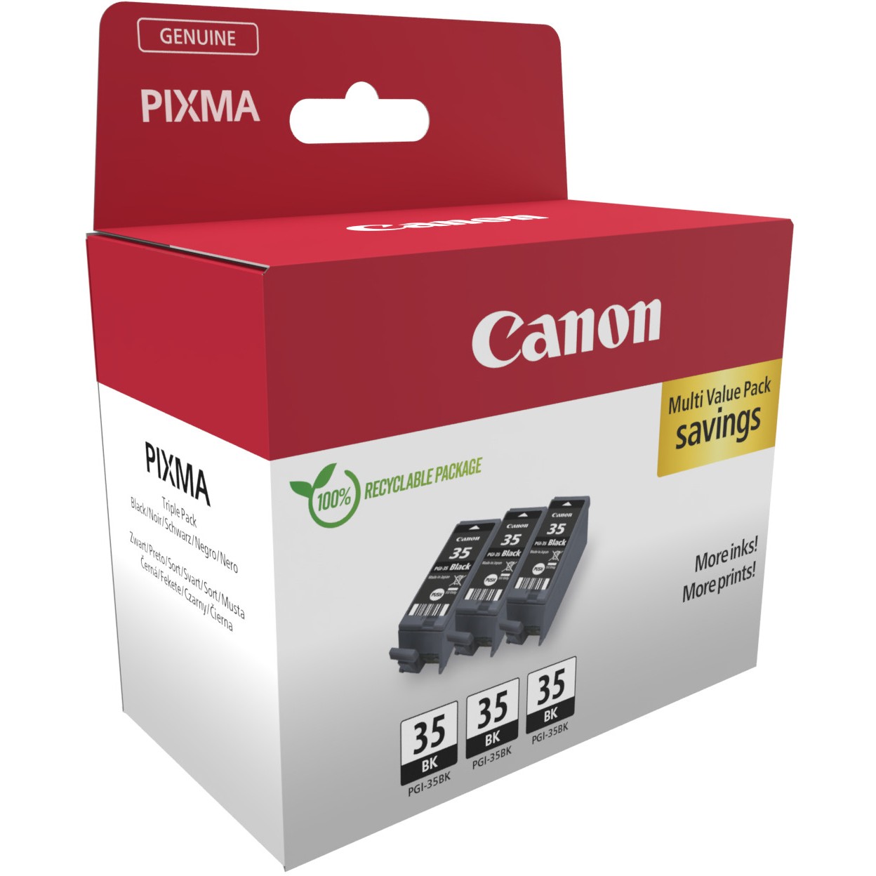 CANON PGI-35 Ink Cartridge BK TRIPLE