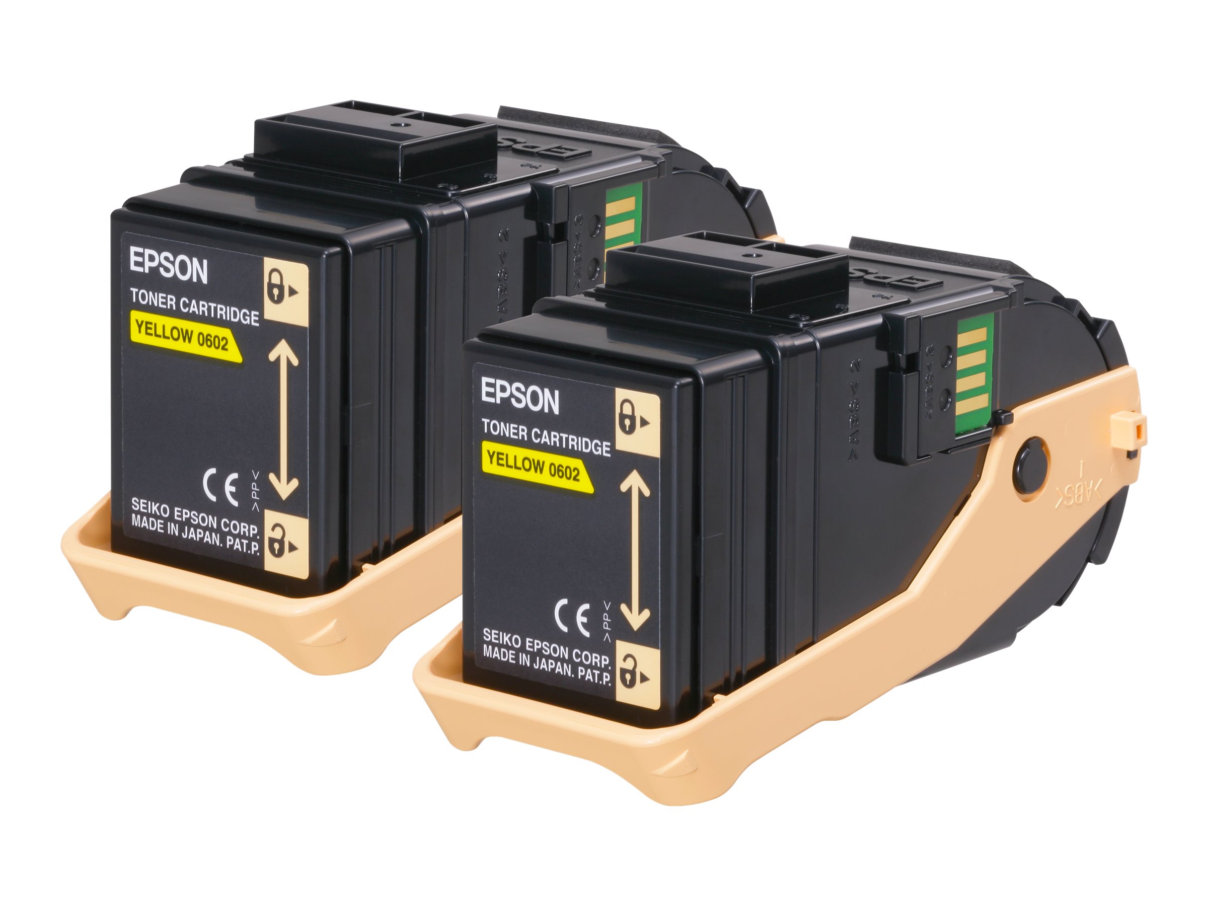 EPSON Toner Double Pack Yellow 7.5kx