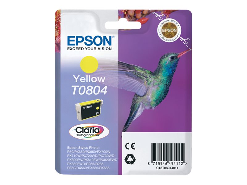 EPSON 3LB T0804 ink cartridge yellow