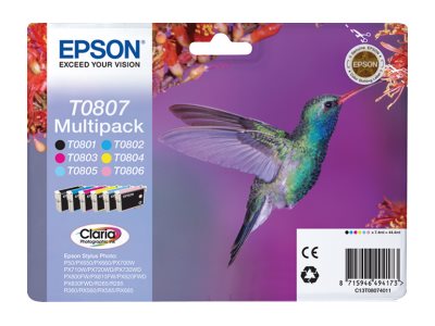 EPSON 3LB T0807 ink cartridge black